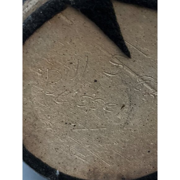 Bill Beisser Glazed Stoneware Pottery Jar With Lid, Signed, 81/4” - Picture 8 of 12